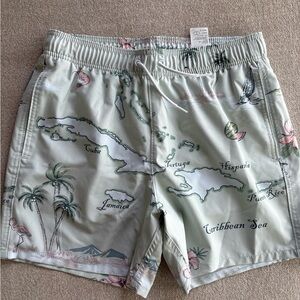 Men’s Caribbean swim trunks